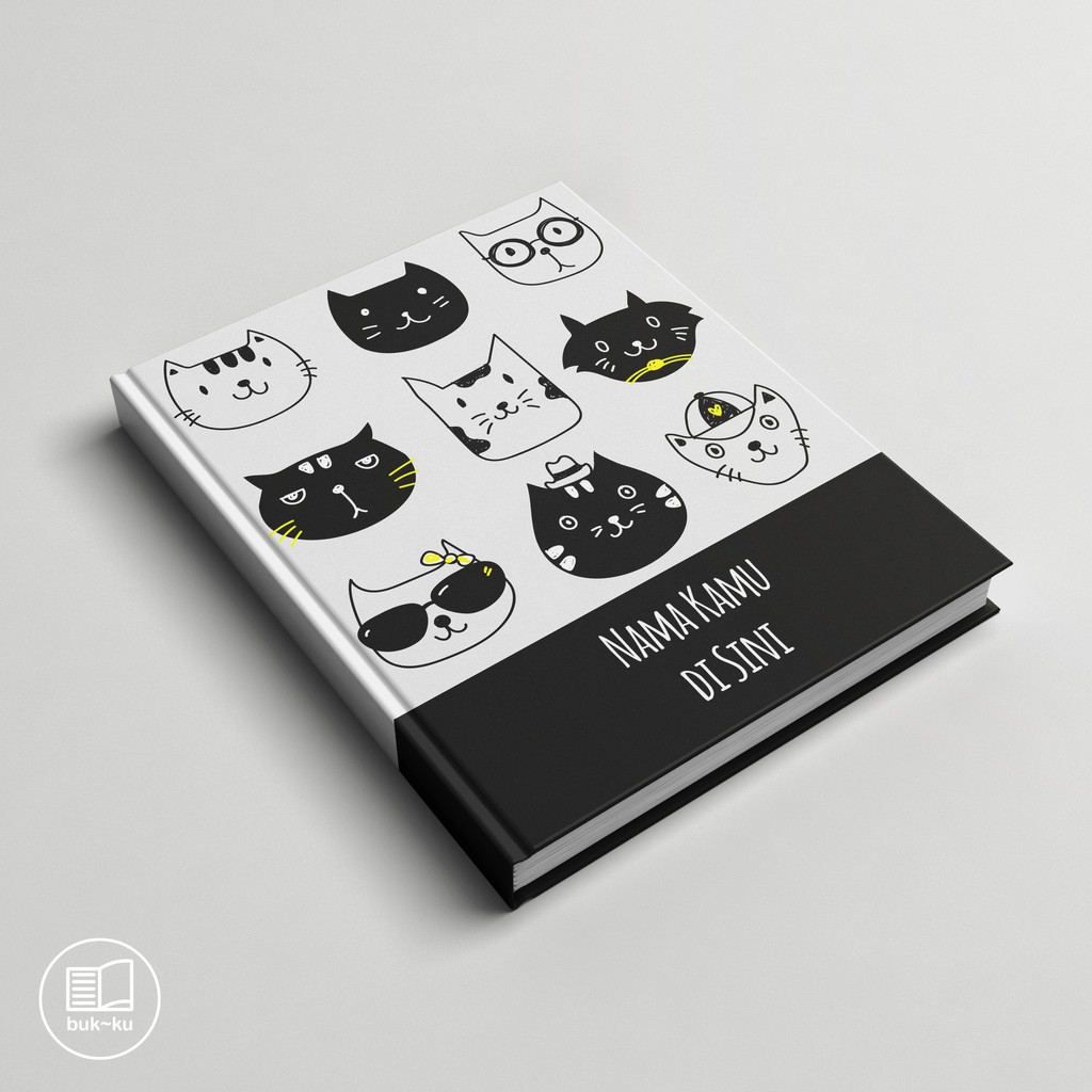 

Buku custom notebook planner diary journal catatan tulis kucing petshop sekolah kuliah kampus kerja