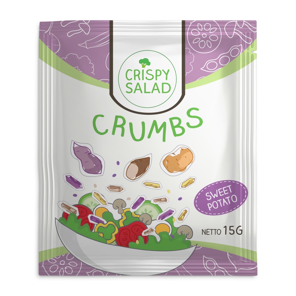 

Crispy Salad Crumbs Sweet Potato 15gr