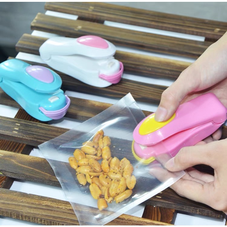 [HH] HAND SEALER MINI / PEREKAT PLASTIK ELEKTRIK / ALAT PENYEGEL PRESS PORTABLE SNACK MAKANAN