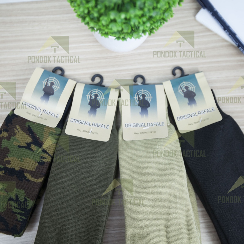 Kaus Kaki PDL / PDH Original Rafale Tebal / Kaos Kaki Tactical Pol PP TNI POLRI Pria Wanita