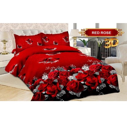 SPREI BONITA 180X200 MTF RED ROSE