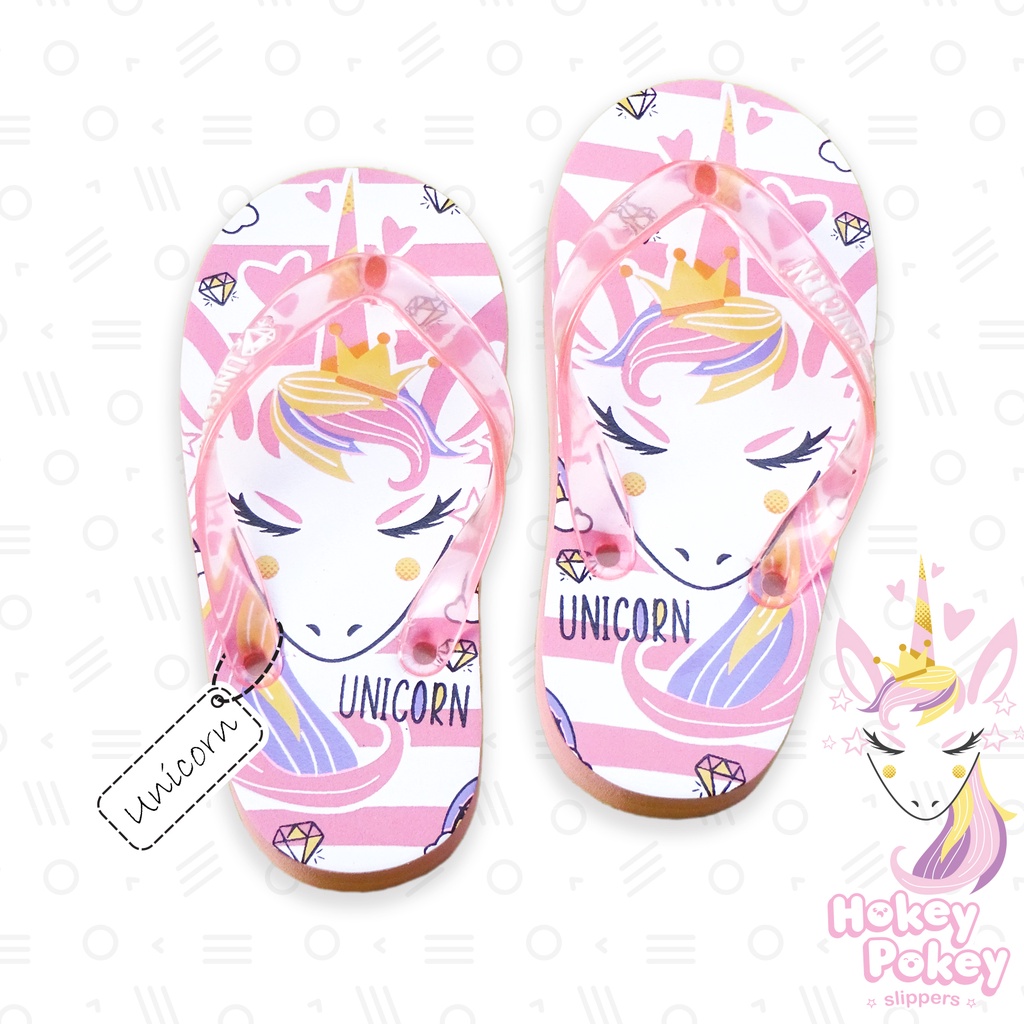 Sendal Jepit Anak Perempuan Unicorn Pink