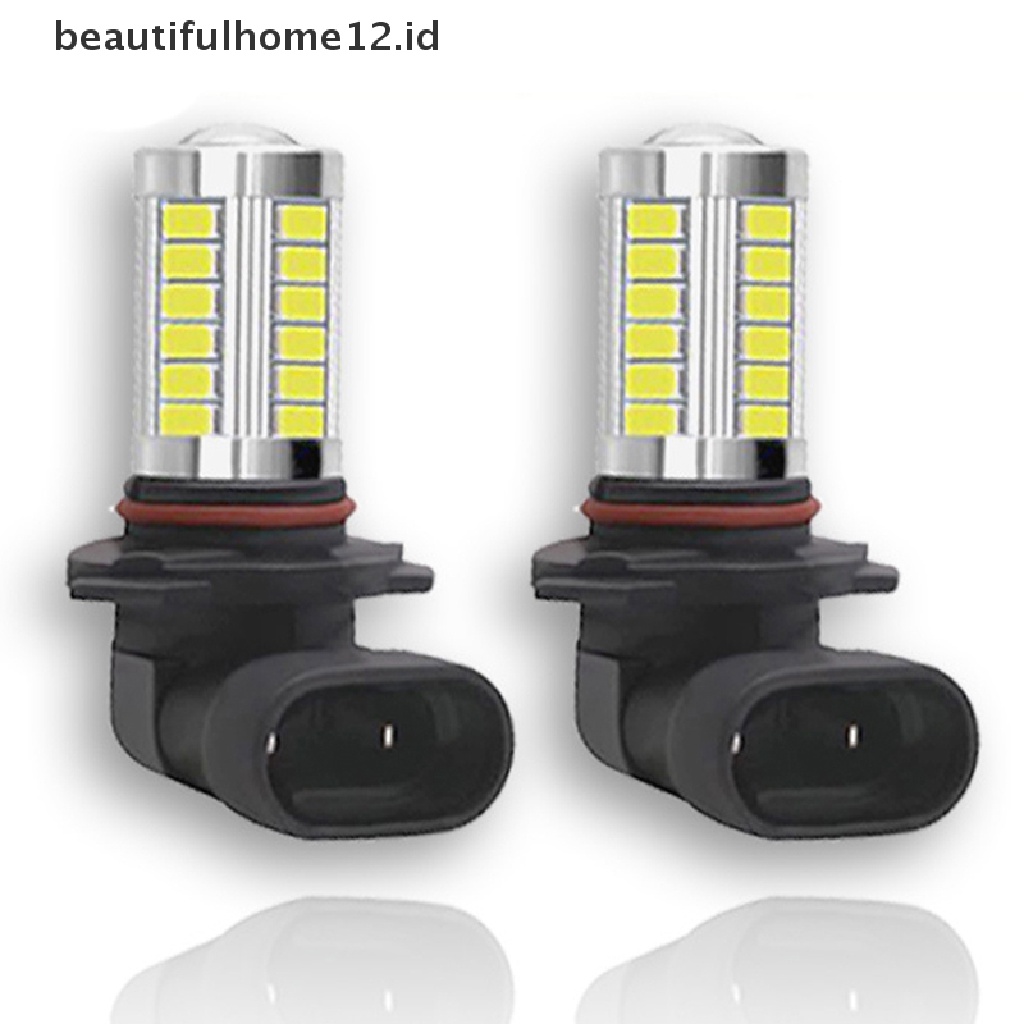 【beautifulhome12.id】 2pcs Car LED H4 H7 H8/H11 9005 9006-5630-33 LED HeadLight Fog Light lamps 12V  .