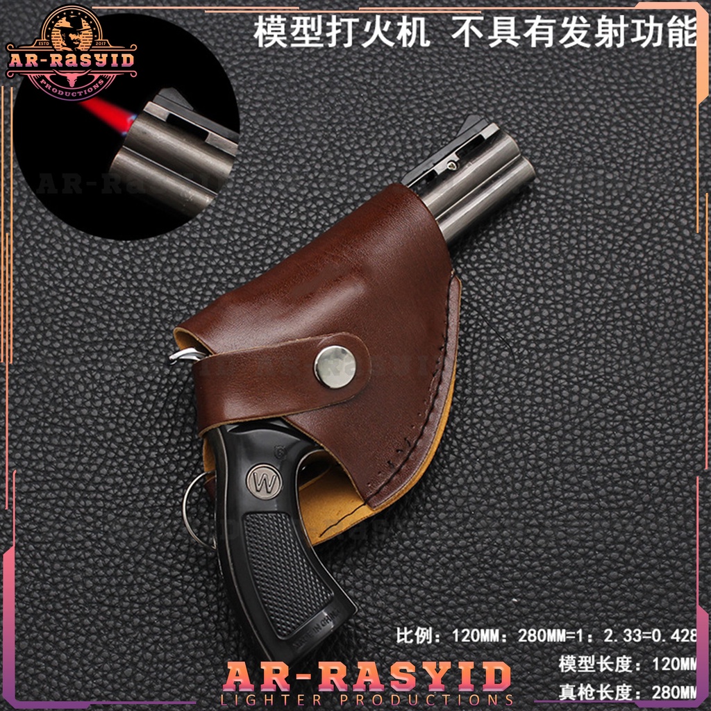 BISA COD Korek Api Bara Gas Pistol Revolver 609