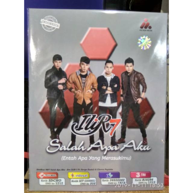 Kaset Vcd Original Lagu Pop Band Ilir 7 Salah Apa Aku Shopee Indonesia