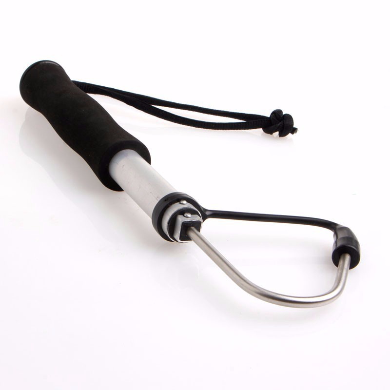 New Telescopic Retractable  Stainless Ice Sea Fishing Spear Hook