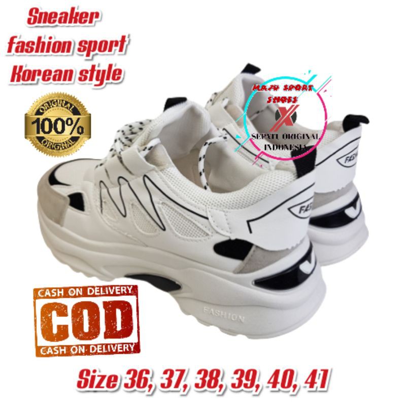 SEPATU SNEAKERS WANITA KOREA STYLE SPORT FASHION ORIGINAL IMPORT / SEPATU IMPORT WANITA ORIGINAL