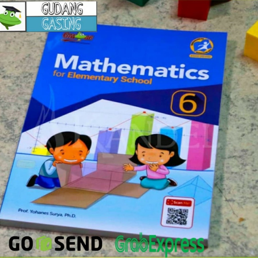 Buku Mathematics for Elementary School 1-6 (K13) 6 Jilid Prof. Yohanes Surya