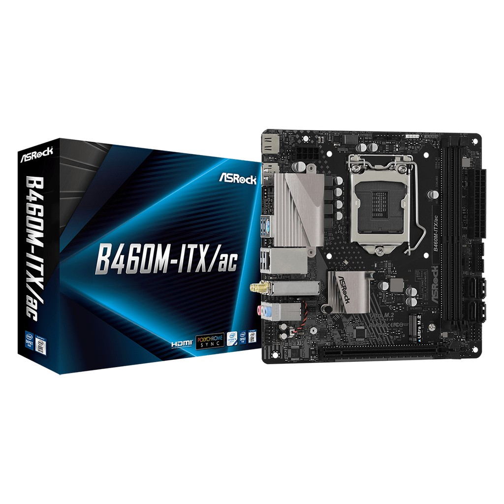 ASRock Z490M ITX/AC (LGA1200, Z490, DDR4, USB3.2, SATA3)