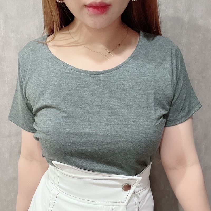 Loose Crop Top | Baju Kaos Polos Crop Atasan Wanita | Maimon Grosir