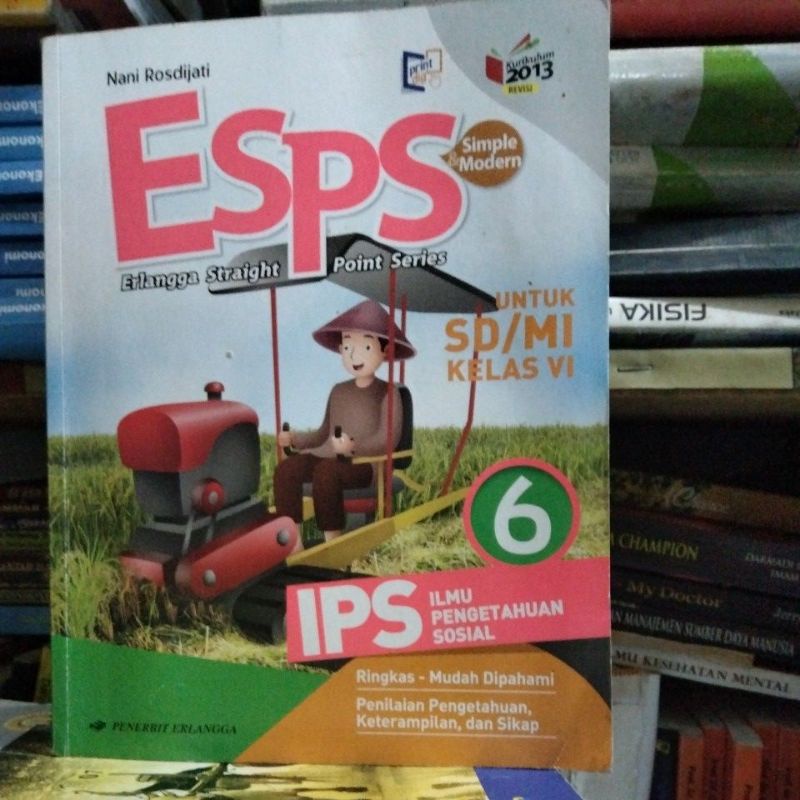 buku esps ips/ilmu pengetahuan sosial kelas 6 sd/VI sd Erlangga revisi-2
