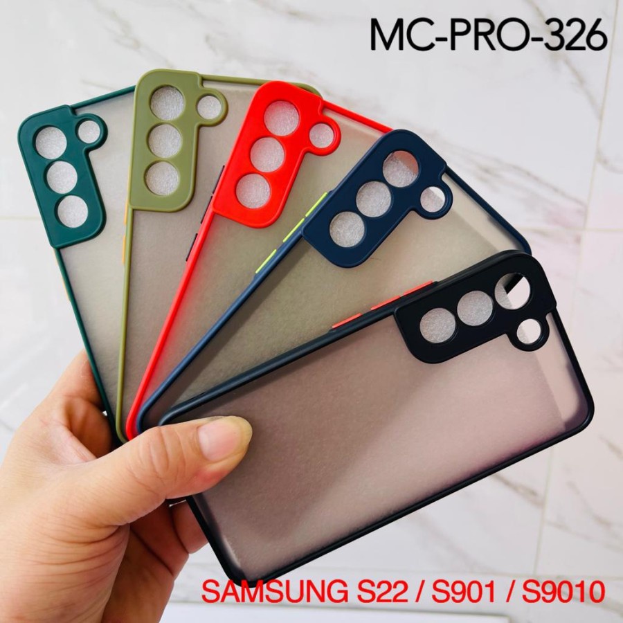 Soft Case Samsung Galaxy S22 S22 Plus S22 Ultra S21 Fe My Choice Aero Color Button Matte