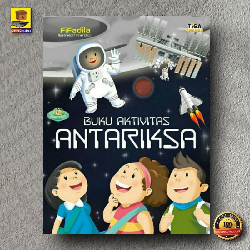 Buku Aktivitas Anak / Buku Aktivitas Antariksa / Buku Anak / Buku TK PAUD