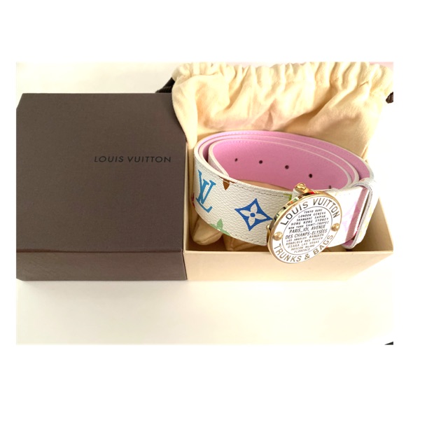 Belt authentic LV monogram multicolor preloved