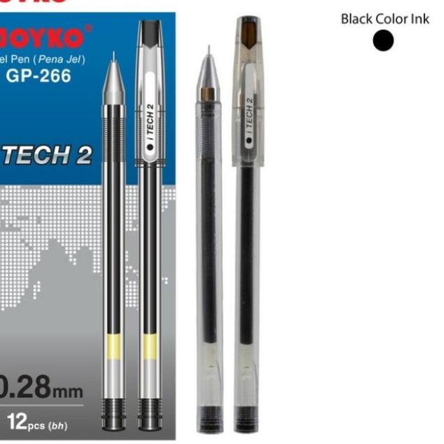 

Berkualitas DAVIS Gel Pen Joyko GP-266 I TECH HITECH 2 12pcs