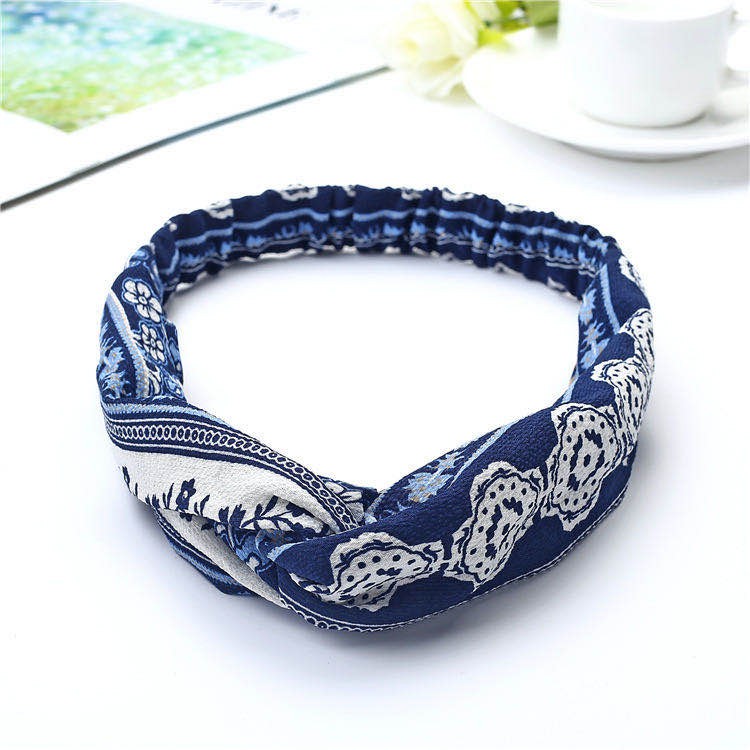 {Bayar Di Tempat} Bando Motif Wanita Hairband Elastis Karet Aksesoris Fashion Bando Import