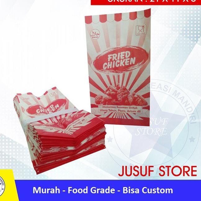 

۝ Kantong | paperbag fried chicken isi 250 pcs ✾