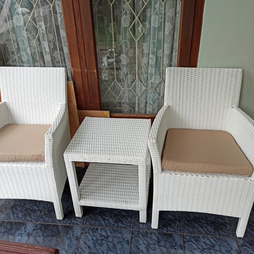 Kursi Teras Rotan Model Hawai