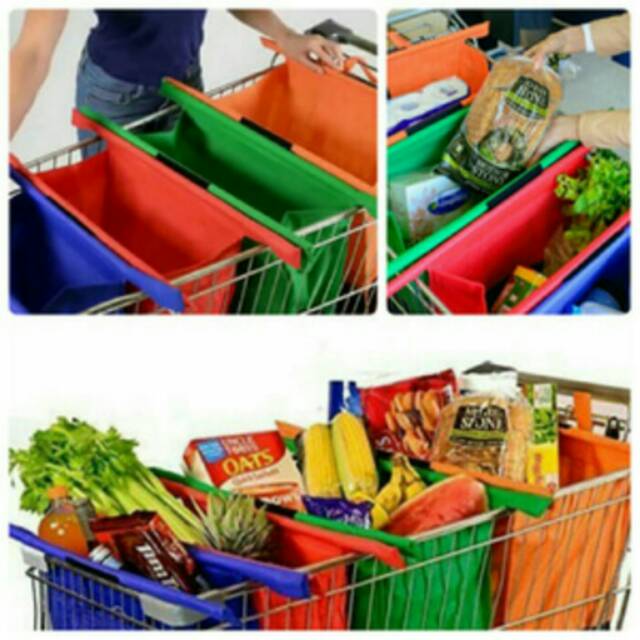 Tas Belanja Supermarket Import bahan Tebal