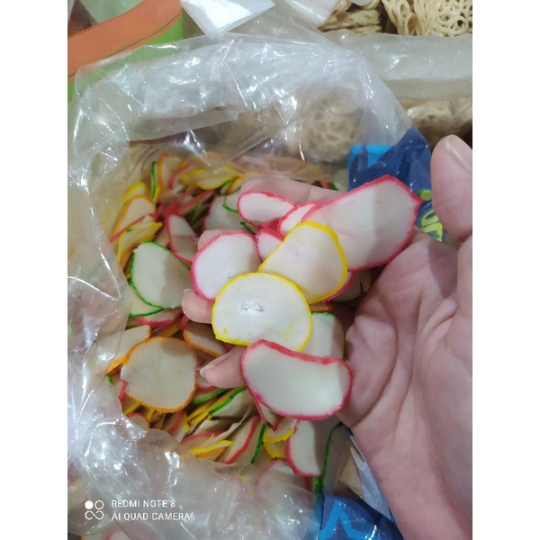 

krupuk gurih pelangi rasa bawang murah