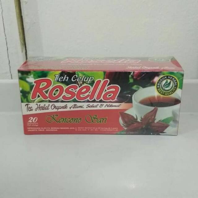 

Teh Celup Bunga Rosella Herbal Kencono Sari Asli Original