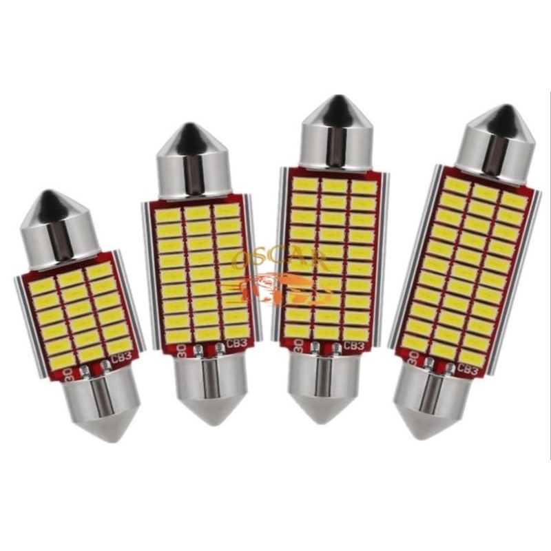 Lampu Plafon CANBUS Mobil Kabin Festoon 31MM /36MM /39MM /41MM SUPER TERANG SUPER BRIGHT Stainless