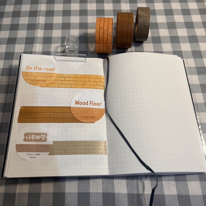 

washitape sharing from korean artist road floor from nyang_kitchen ohjeri masking tape for journal diary deco