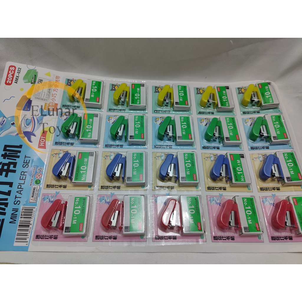 

Mainan Staples / Hekter Jegregan Mini Lucu Lembar