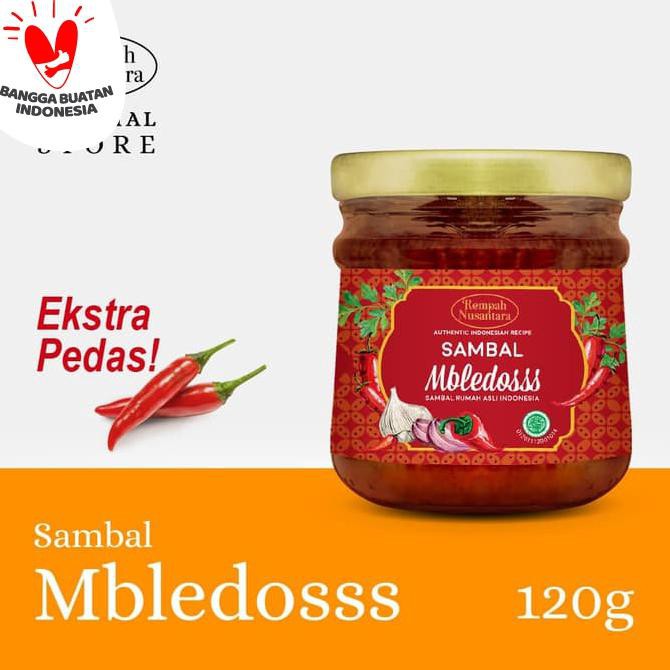 

Big Sale REMPAH NUSANTARA SAMBAL MBLEDOSSS 120 GRAM Diskon