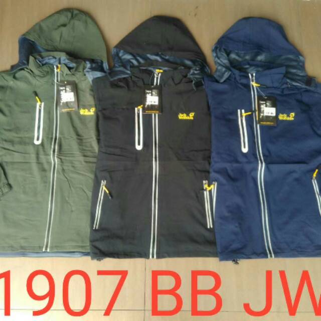 Jaket Gunung Jack wolfskin 1907 Softshell Bolak balik