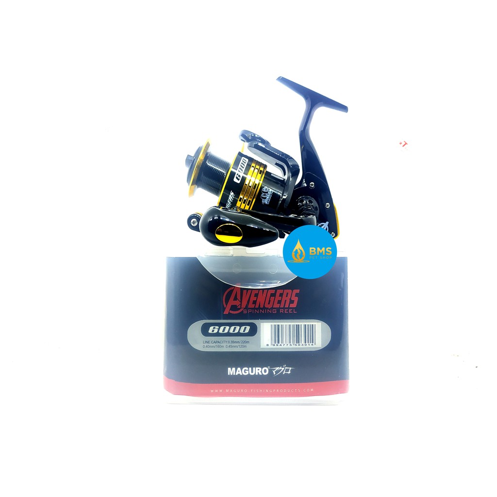 Spinning Reel BC007060 Pancing Kuat Dan Awet Maguro Avenger 6000