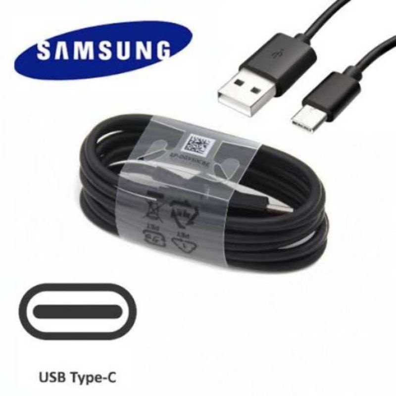 Kabel data Samsung Original Type C S8/A8 A8+ A20 A20S A21S A02S A30 A50 A30S M20 M21 M30S A03 A11 A12 A13 A22 A23 A32 A31 A51 A71 FAST CHARGING TYPE C