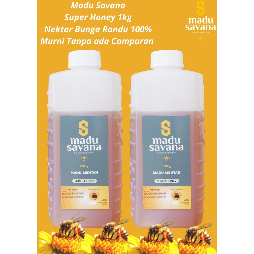 

Madu savan super honey - Madu AsLI - Lebah Melifera - GARANSI MURNI & ASLI