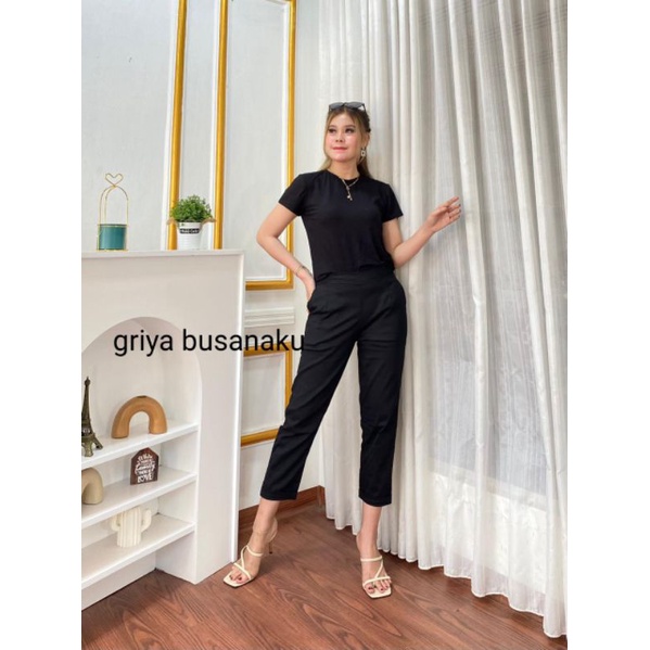 CELANA WANITA 7/9 PANTS KATUN TWILL STRECH PREMIUM