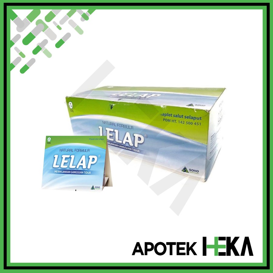 Lelap Box isi 25x4 Tablet - Obat Tidur Insomnia (BANDUNG)