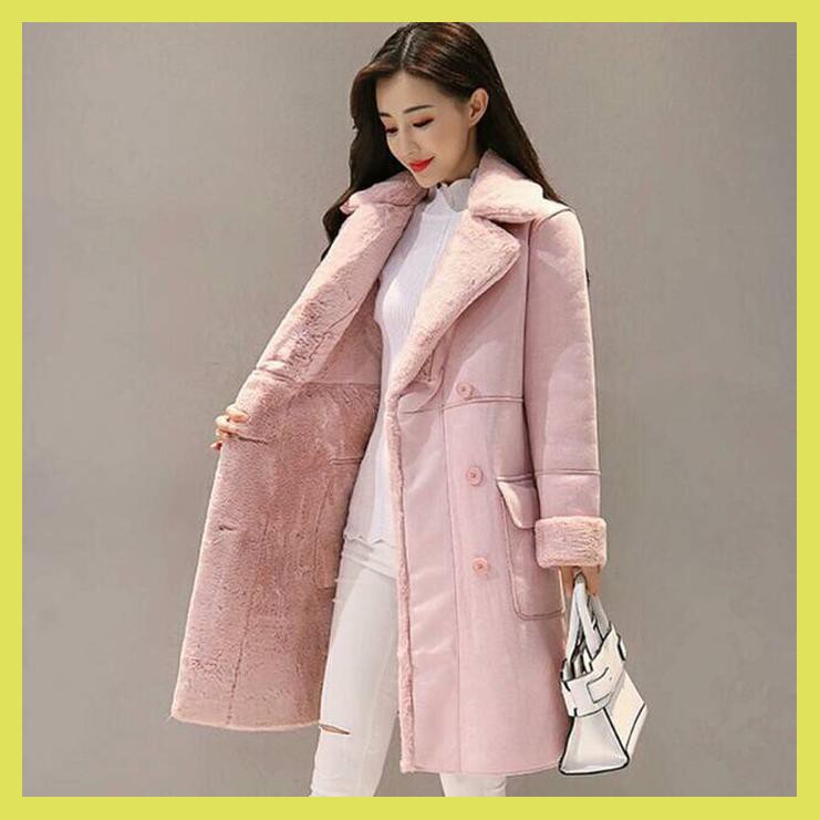 WINTER COAT AUTUMN COAT MUSIM DINGIN FAUX FUR .