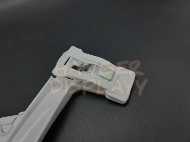 Hanger Jepit Celana/ Kerudung / Rok / Anak-Remaja(25 cm) Plastik Gantungan Baju Jepit Putih (12 pcs)