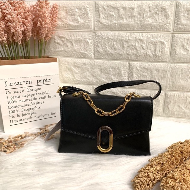 [COD] TAS SELEMPANG WANITA IMPORT TERBARU 2022 | TAS BAG WANITA CNK CK655 CROC EFFECT CHUNKY CHAIN S