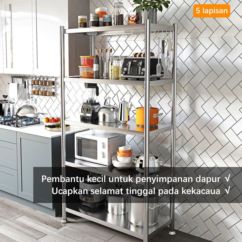 Pocket Dragon  Rak susun  Rak dapur  Rak piring stainless  Rak penyimpanan  dapur  Rak 2  susun