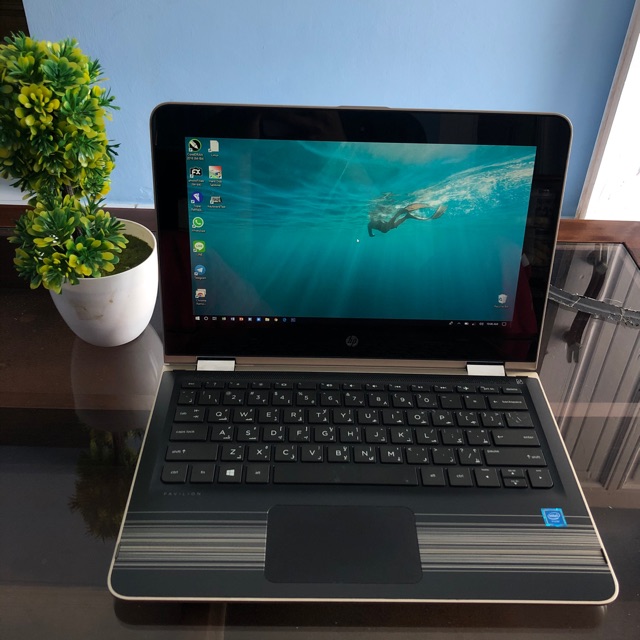 Notebook Hp 11-U007 2 in 1 convertible X360 degree Touchscreen intell N3060 Ram 4gb Hdd 500gb