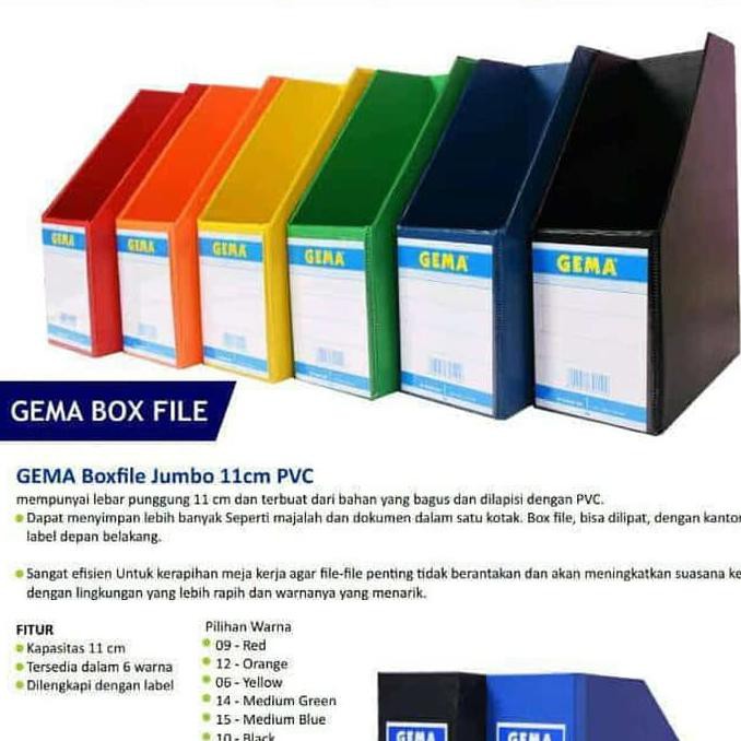 

gema box file jumbo 11 cm pvc