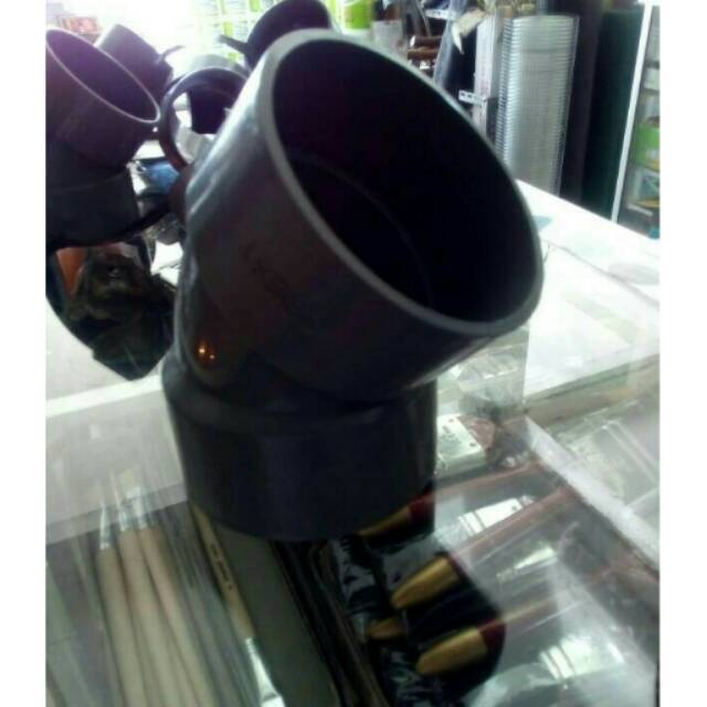 Sambungan pipa 3" 45 derajat elbow keni knee elbo 3 inch inchi L
