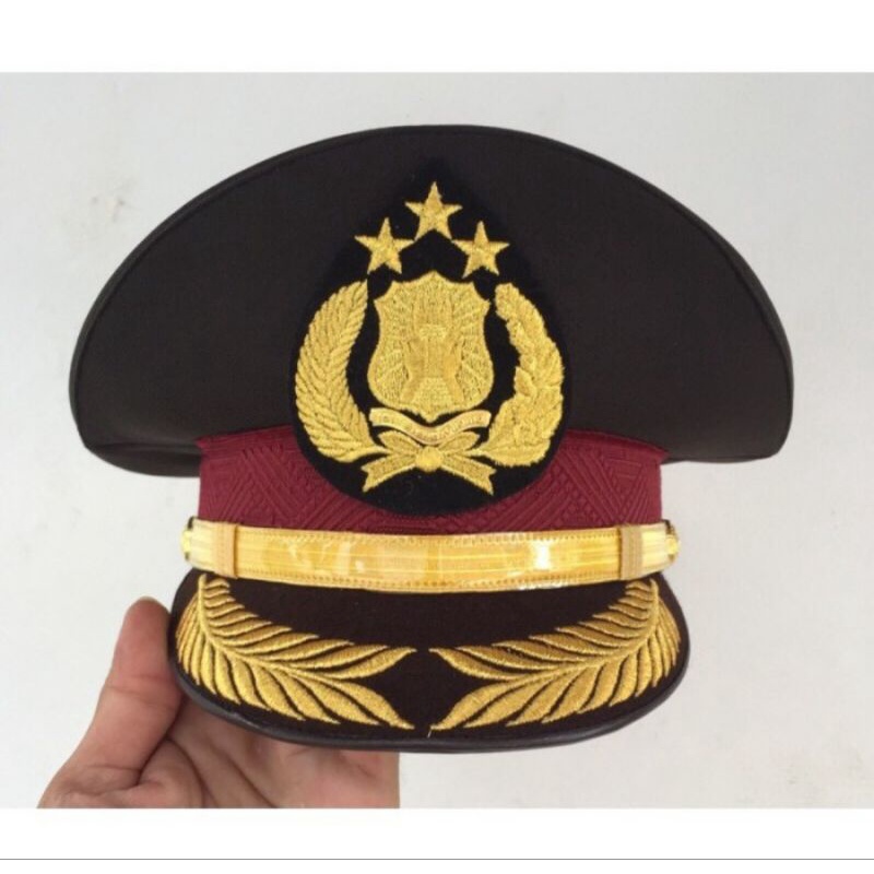 Topi Pet Pdh Polri Pamen