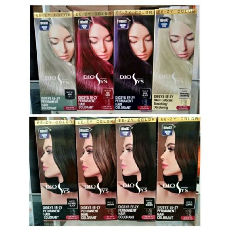 DIOSYS PERMANENT HAIR COLOR EE - ZY | Pewarna Rambut / Cat Rambut / Semir Permanen Y2000