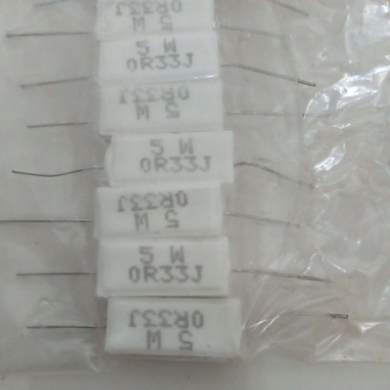 R MIKRON 0,33 OHM 5 WATT