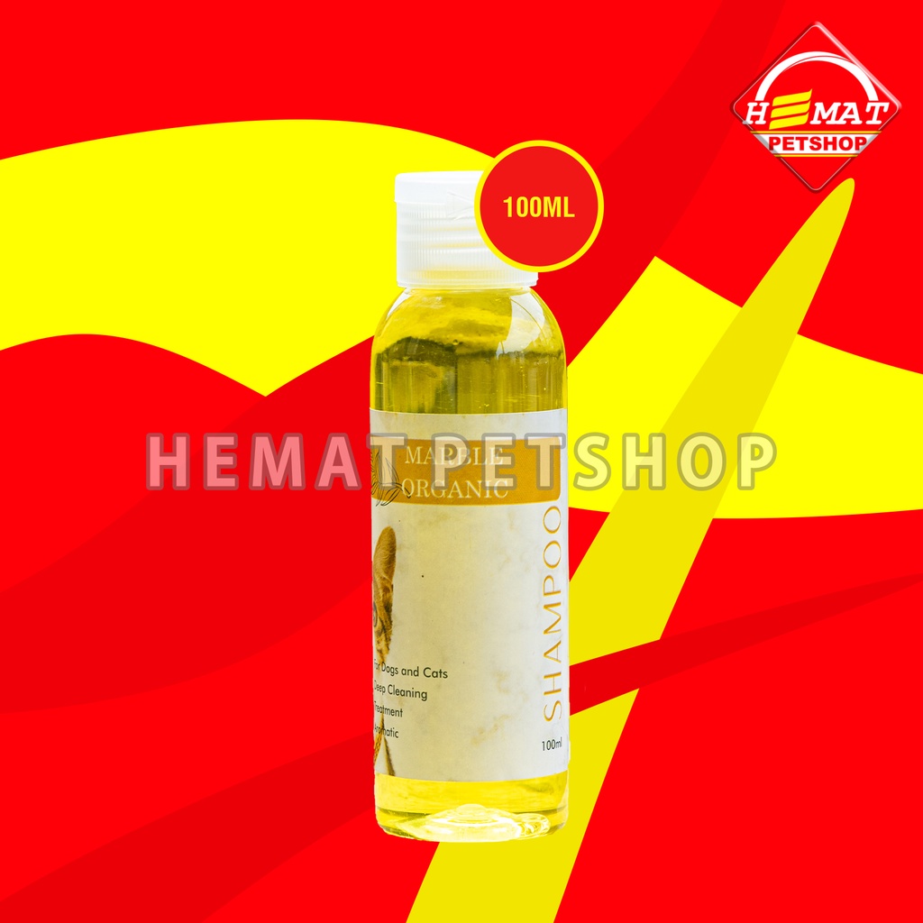 Shampoo Kucing anjing Sampo Hewan Marble Organic 100 ML