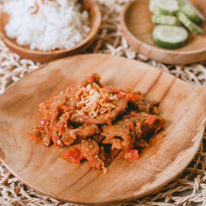 

Dendeng Basah / Moisty Balado 125 Gram