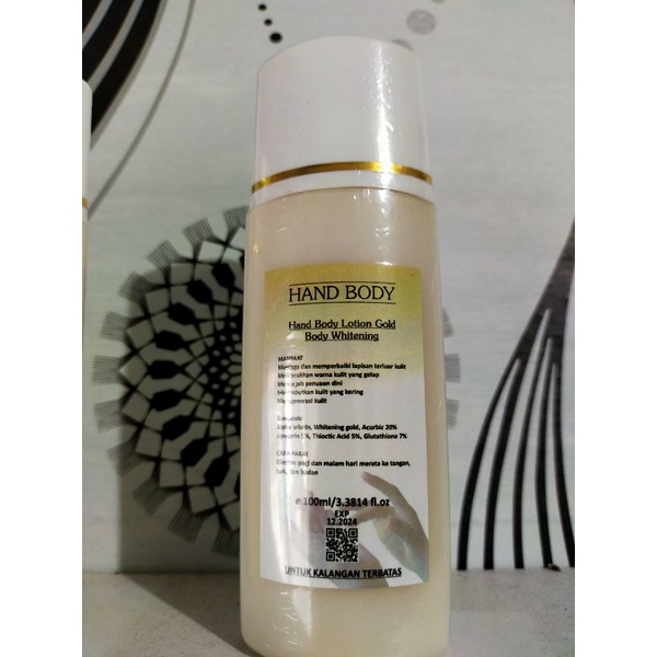 US244 ORIGINAL WHITENING BODY LOTION GOLD || GOLD HANDBODY || PEMUTIH BADAN