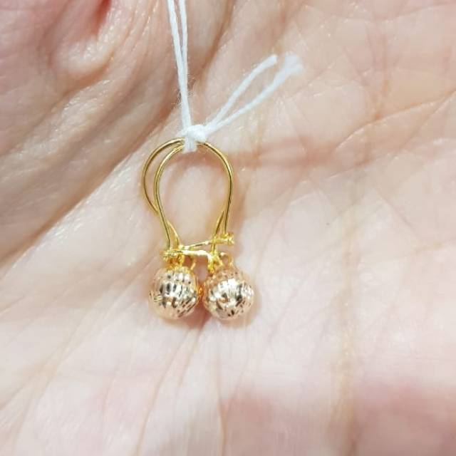 Anting emas dewasa/anak 0.5gr