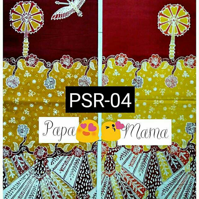 SET KAIN BATIK CAP SARIMBIT/COUPLE ASLI LILIN/MALAM